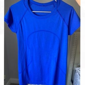 Lululemon Swifty Tech Short Sleeve Crew Cerulean Blue